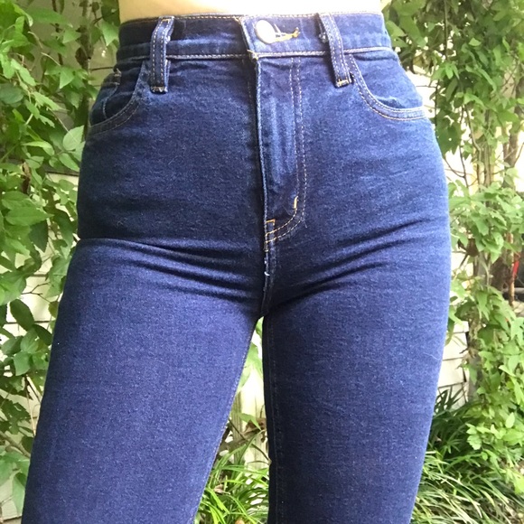 SOLD High Rise Straight Leg Jean - Picture 4 of 5